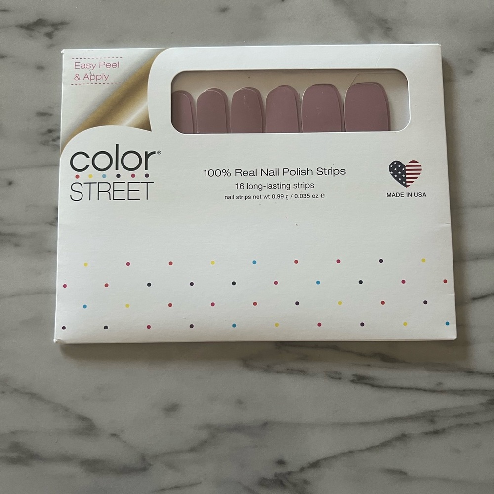MANCHESTER MAUVE ~ Color Street Real Polish 16 Nail Strips